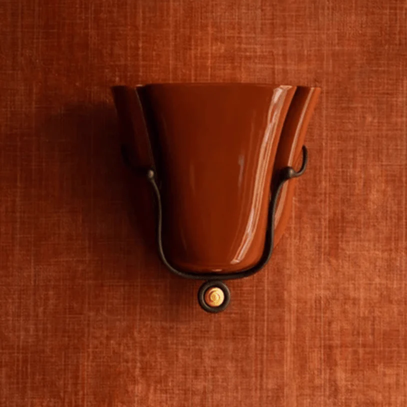 Ceramic Tulip Wall Sconce