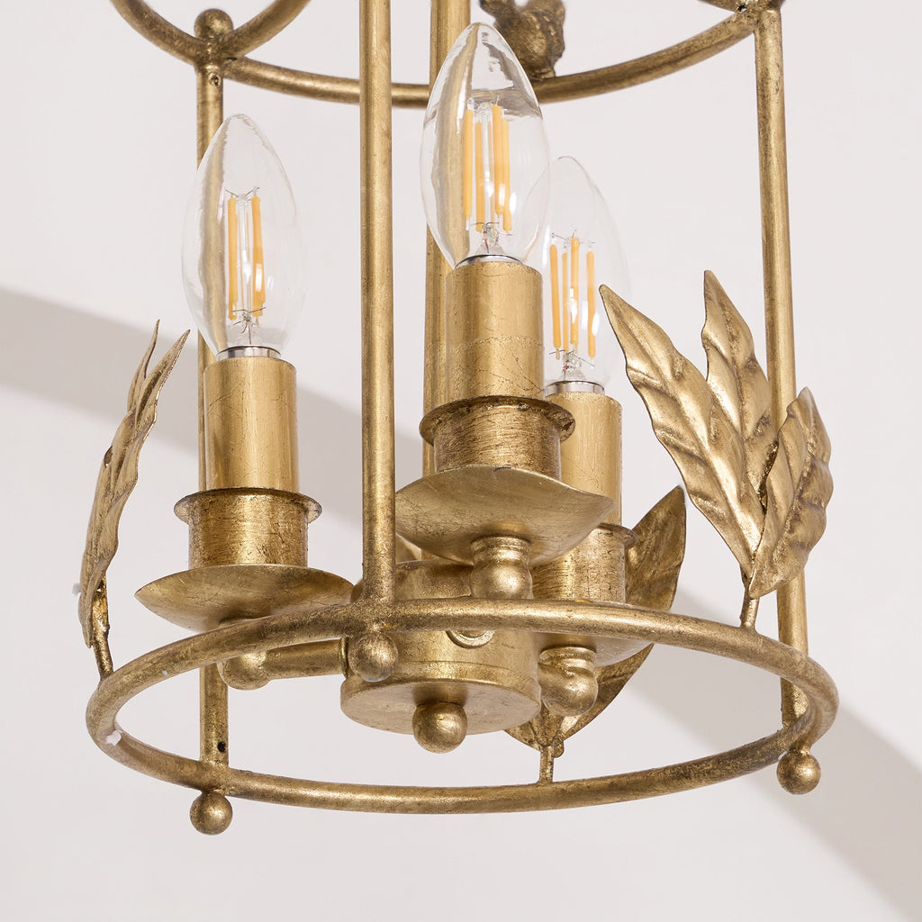 Iron Lantern Pendant Light