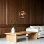 Open Cage Lantern Chandelier