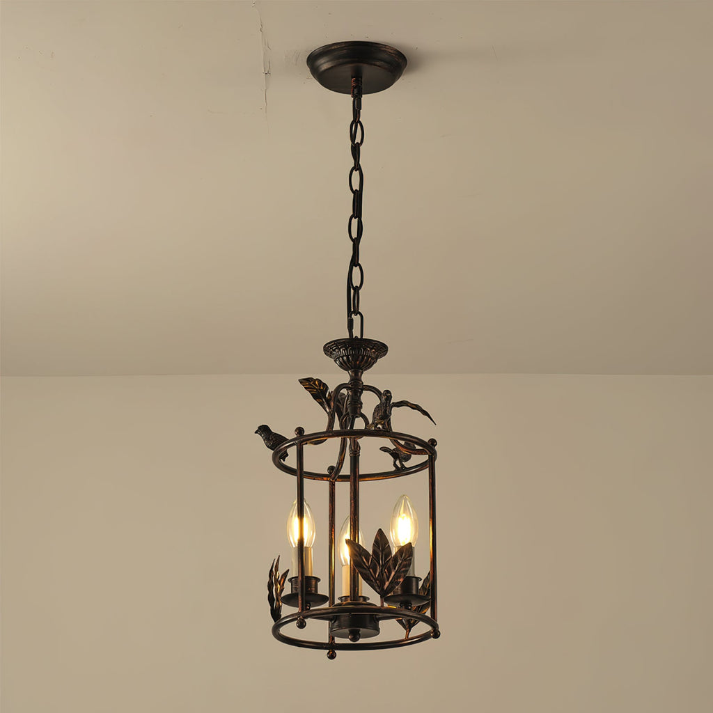 Iron Lantern Pendant Light