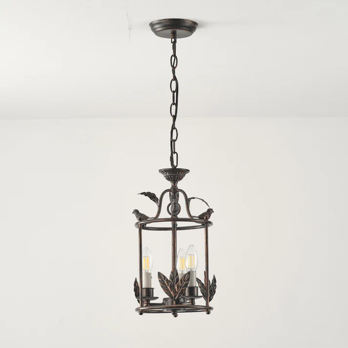 Iron Lantern Pendant Light