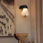 Strata Ribbed Alabaster Wall Sconce