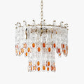 Geometric Link Tiered Chandelier