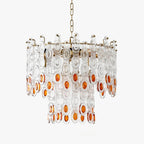 Geometric Link Tiered Chandelier