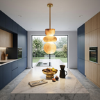 Brass  Alabaster Pendant light