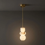 Brass  Alabaster Pendant light