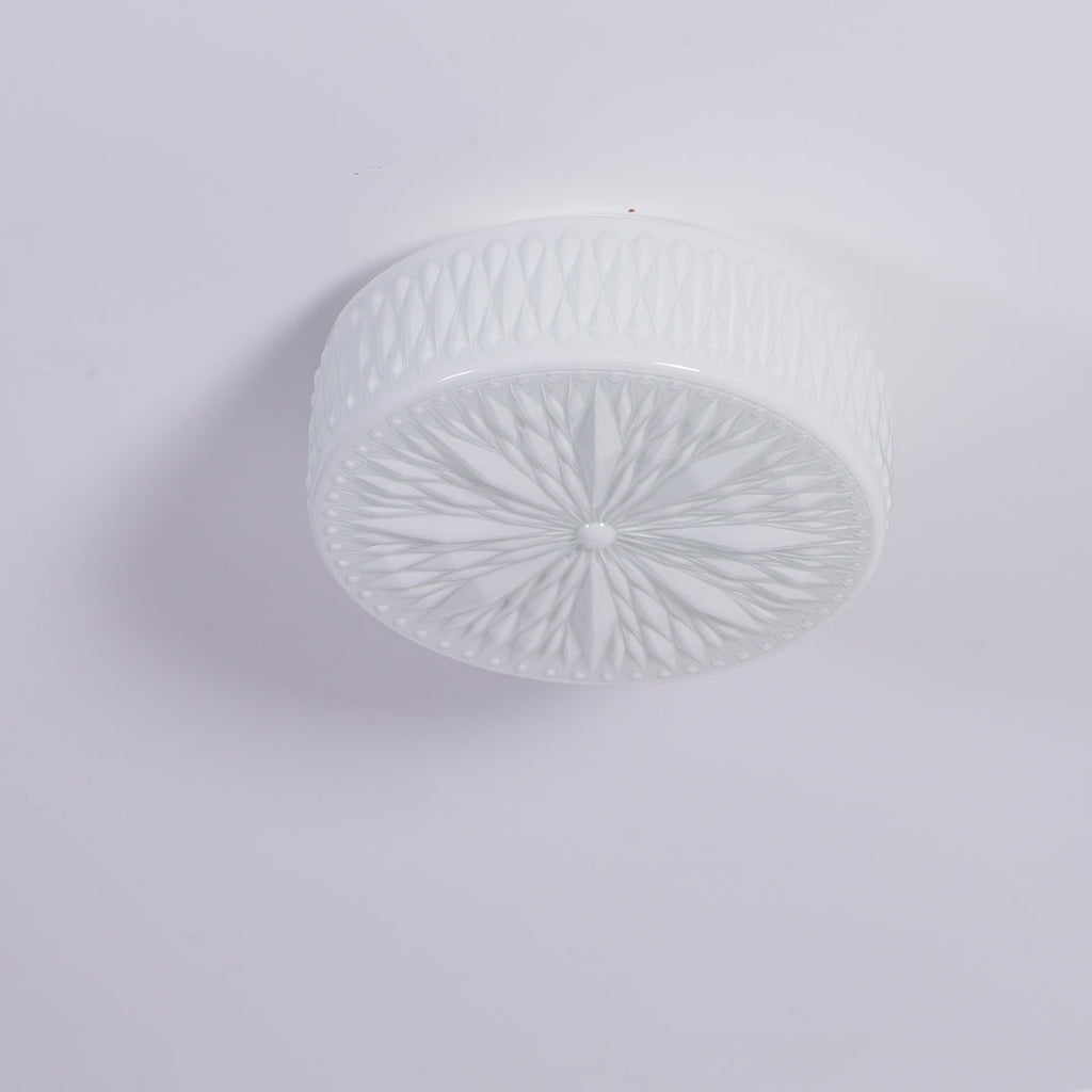 Adler Textured Glass Flush Mount