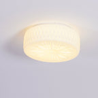 Adler Textured Glass Flush Mount