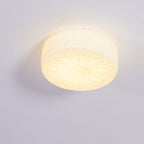 Adler Textured Glass Flush Mount