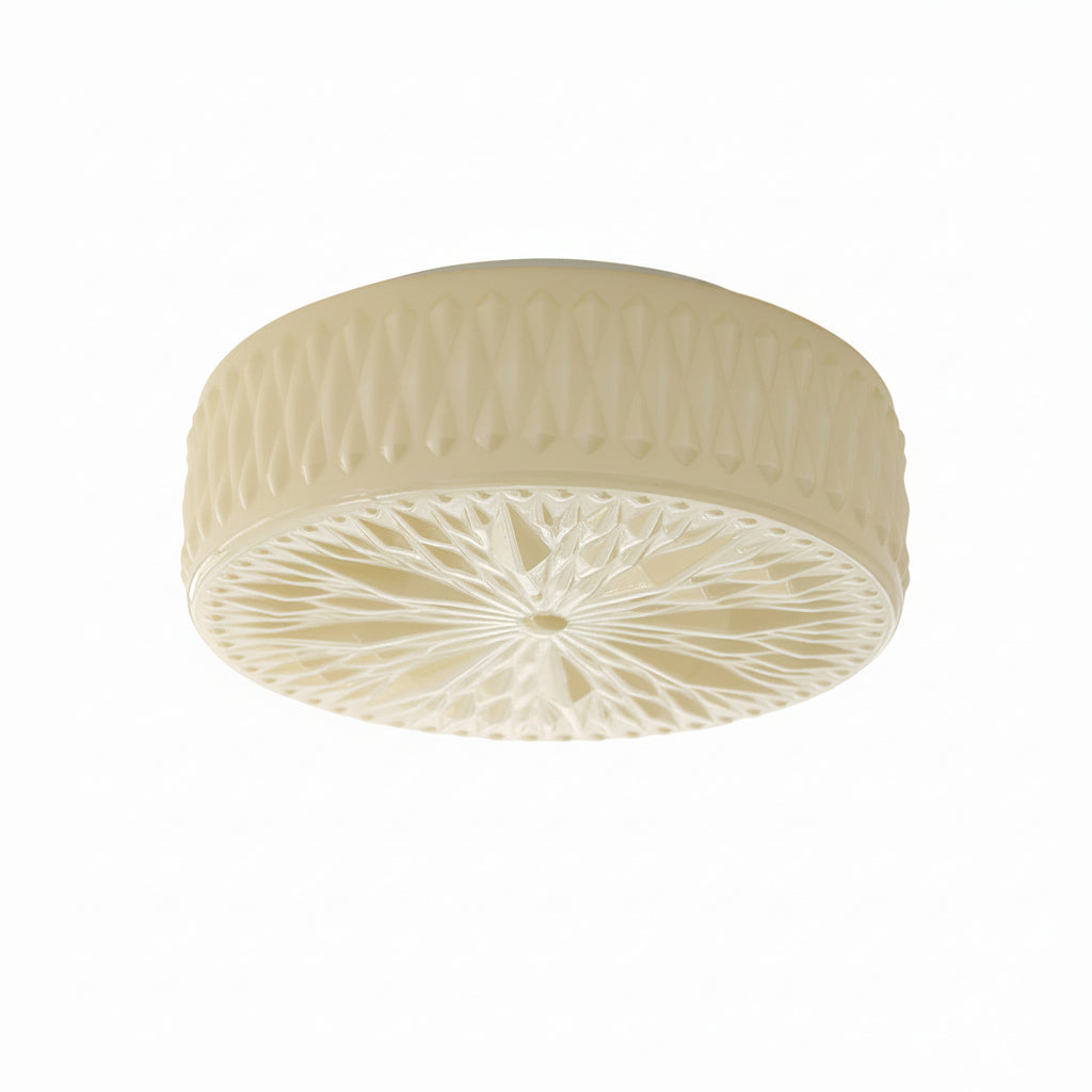 Adler Textured Glass Flush Mount