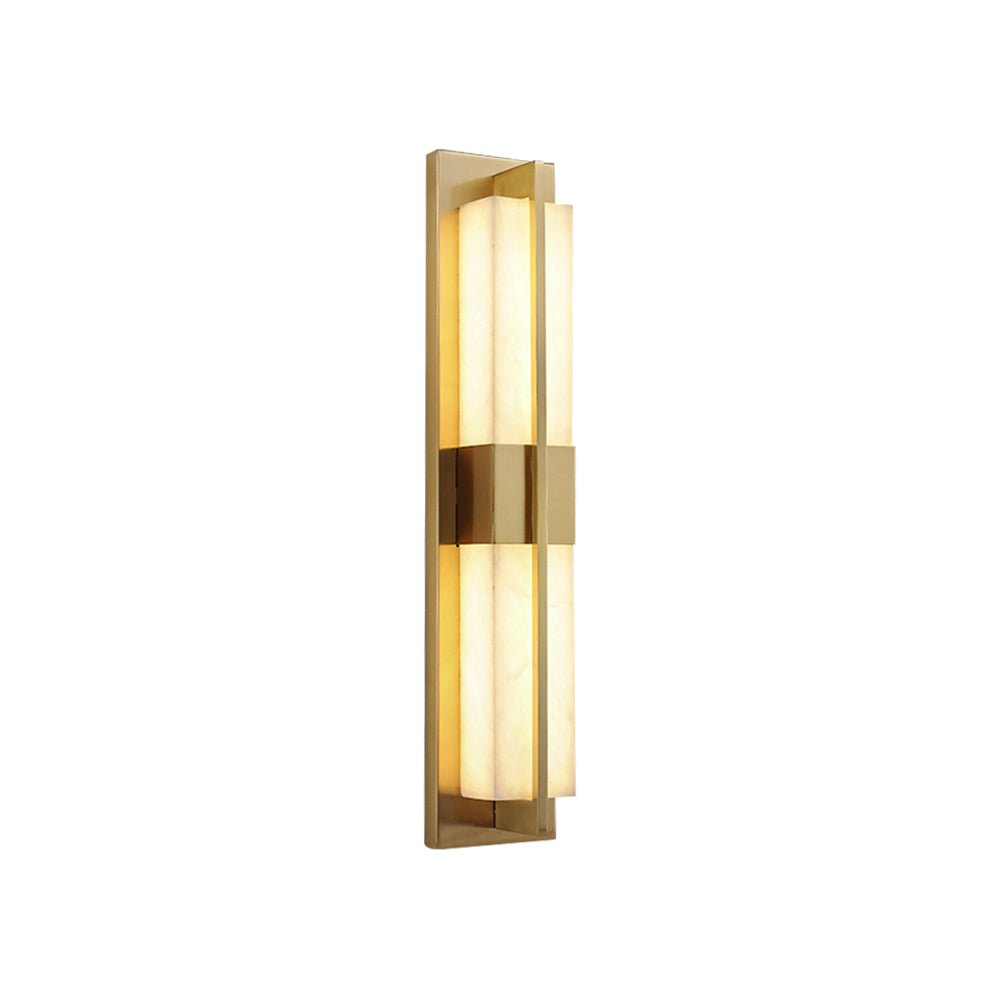 Aero Alabaster Rectangular Sconce