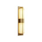 Aero Alabaster Rectangular Sconce