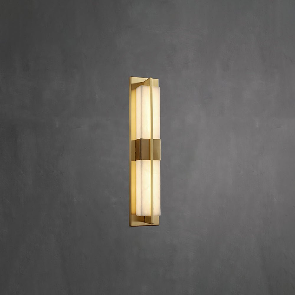 Aero Alabaster Rectangular Sconce