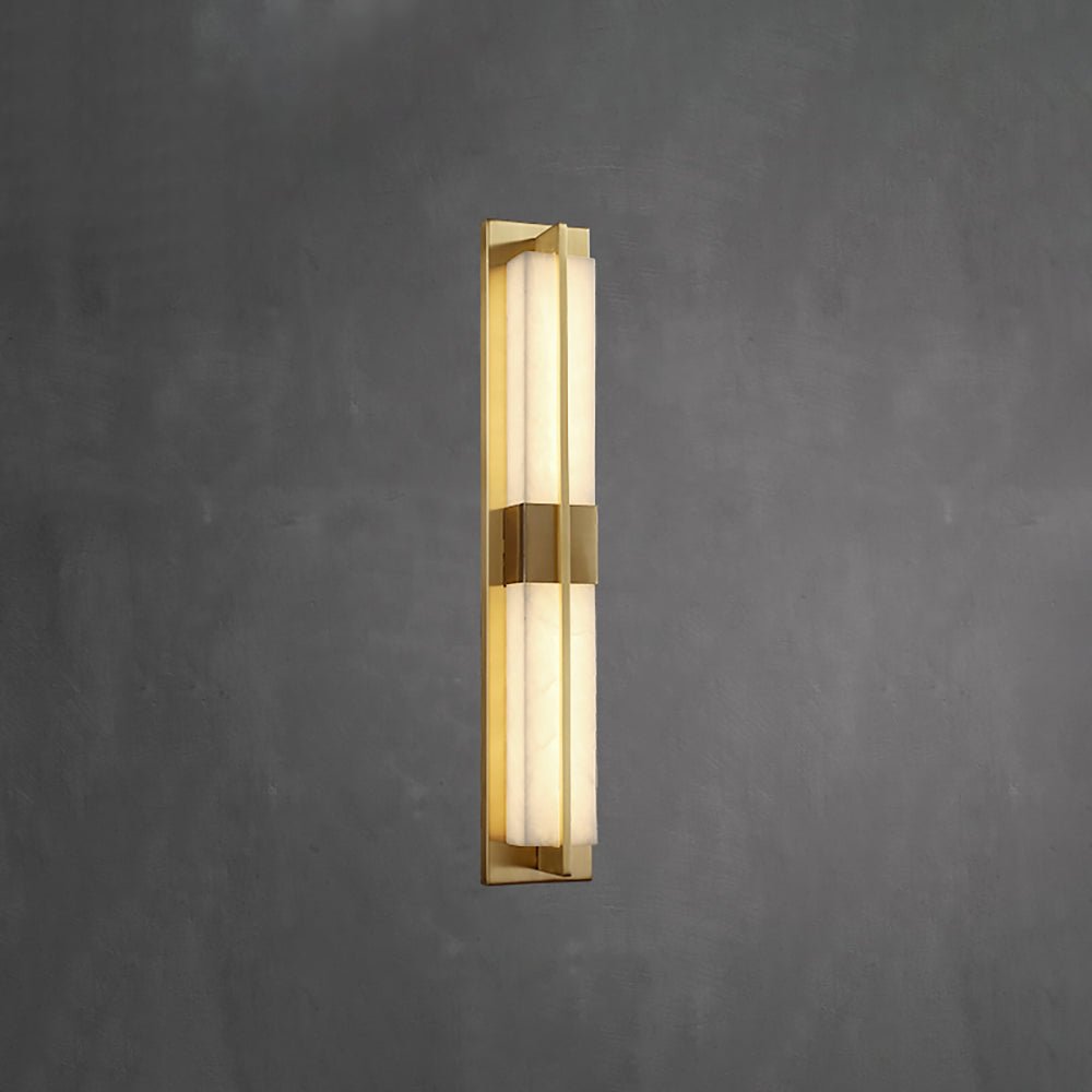 Aero Alabaster Rectangular Sconce