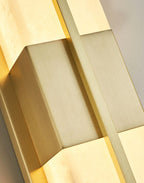 Aero Alabaster Rectangular Sconce