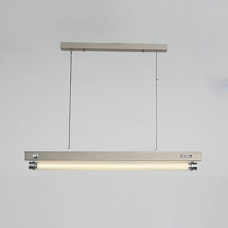 Illuminated Modern Linear Pendant Light Studio Display