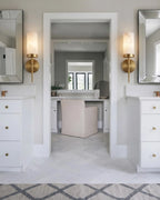 Aethel Alabaster Torch Wall Sconce