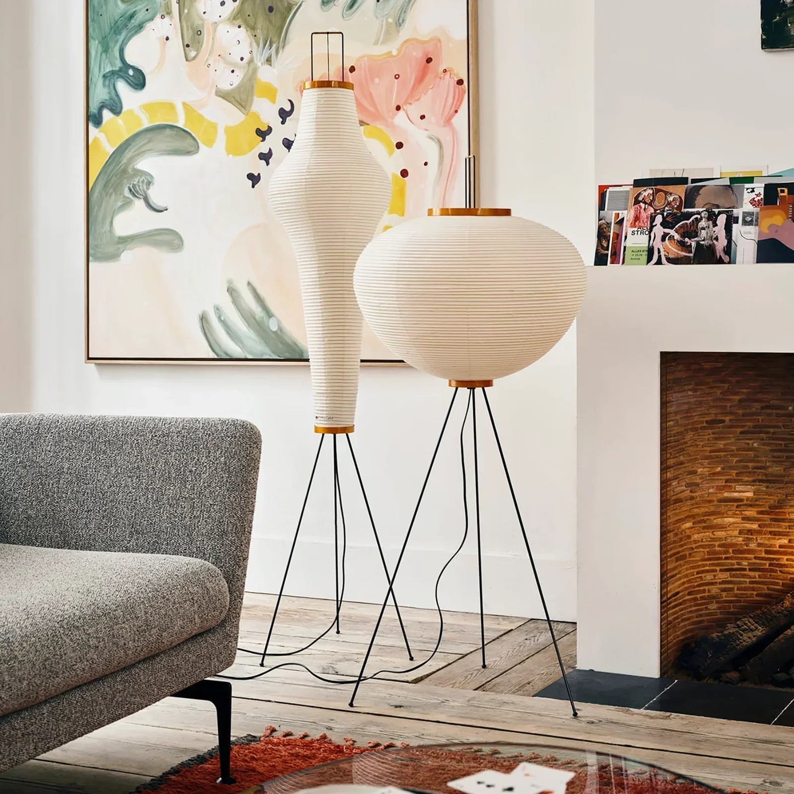 Akari 10A 14A Paper Floor Lamp