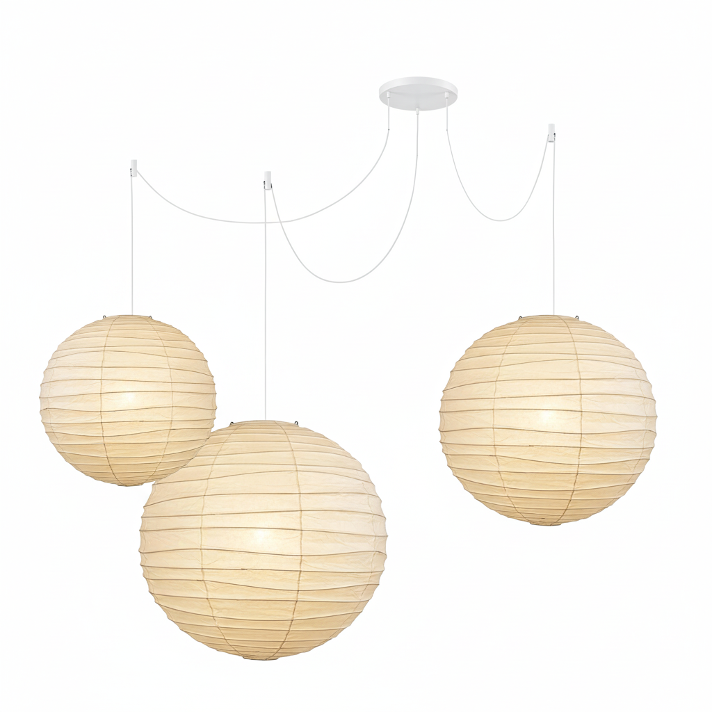 Akari D Series Japanese Paper Pendant Lamp