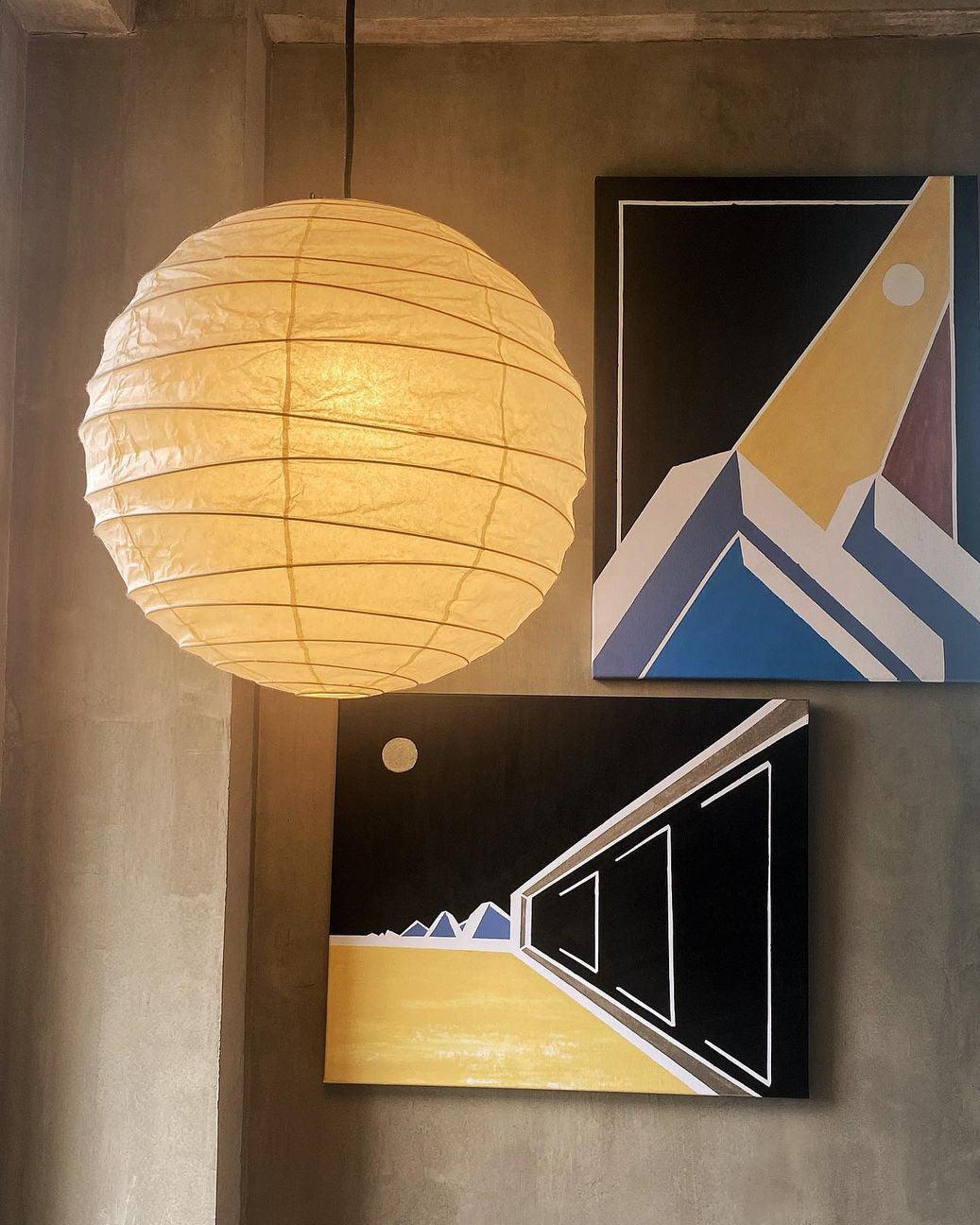 Akari D Series Japanese Paper Pendant Lamp