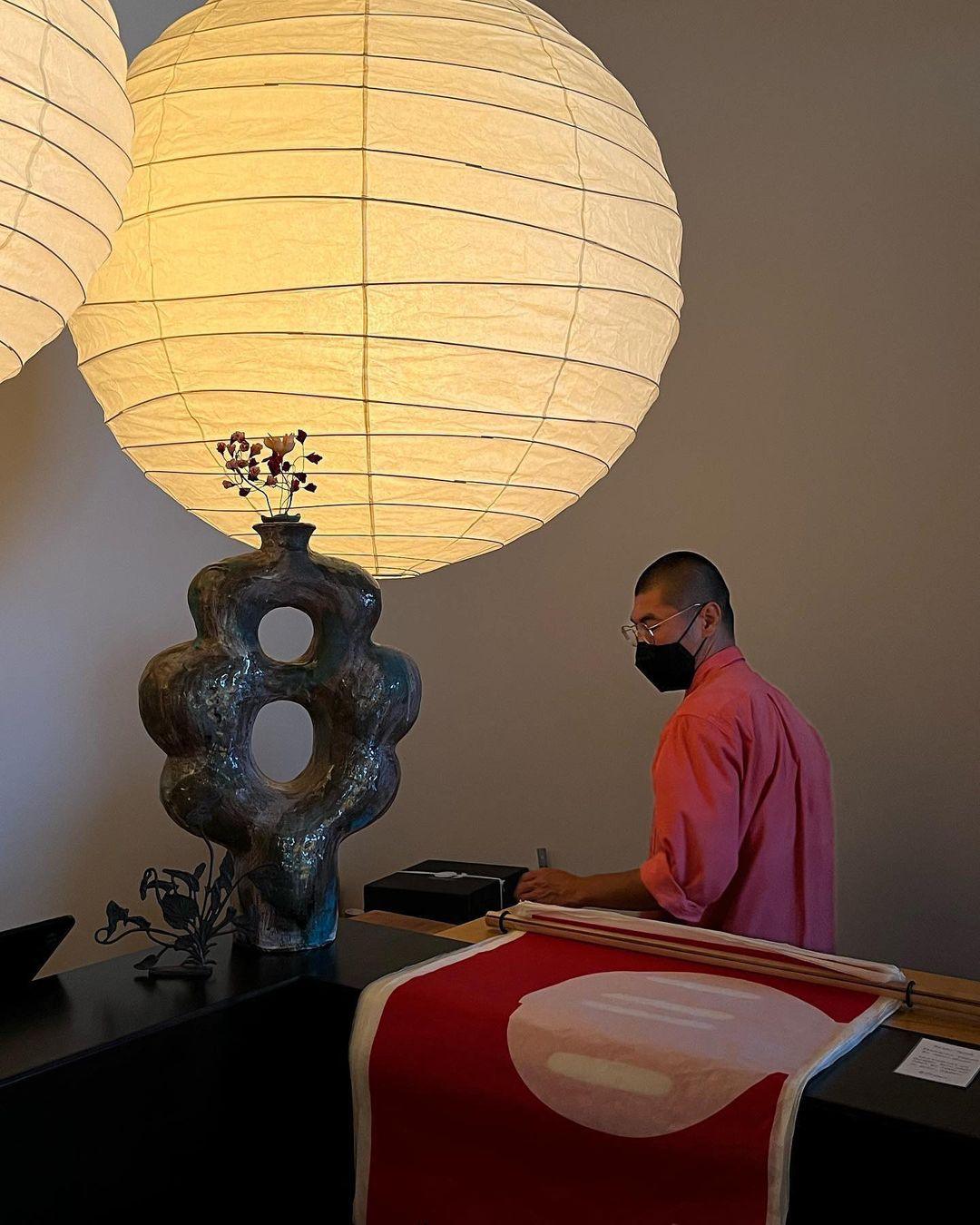 Akari D Series Japanese Paper Pendant Lamp
