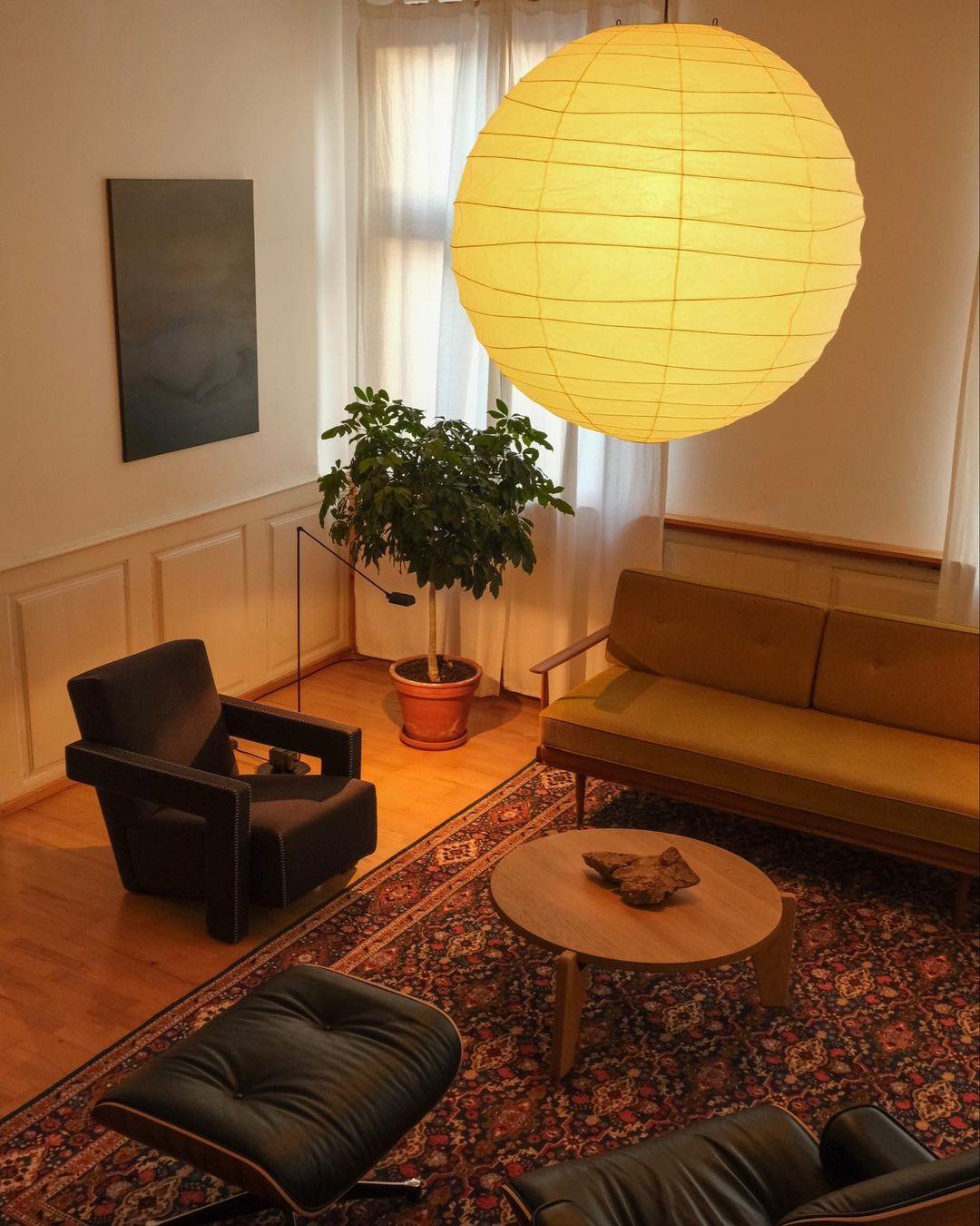 Akari D Series Japanese Paper Pendant Lamp