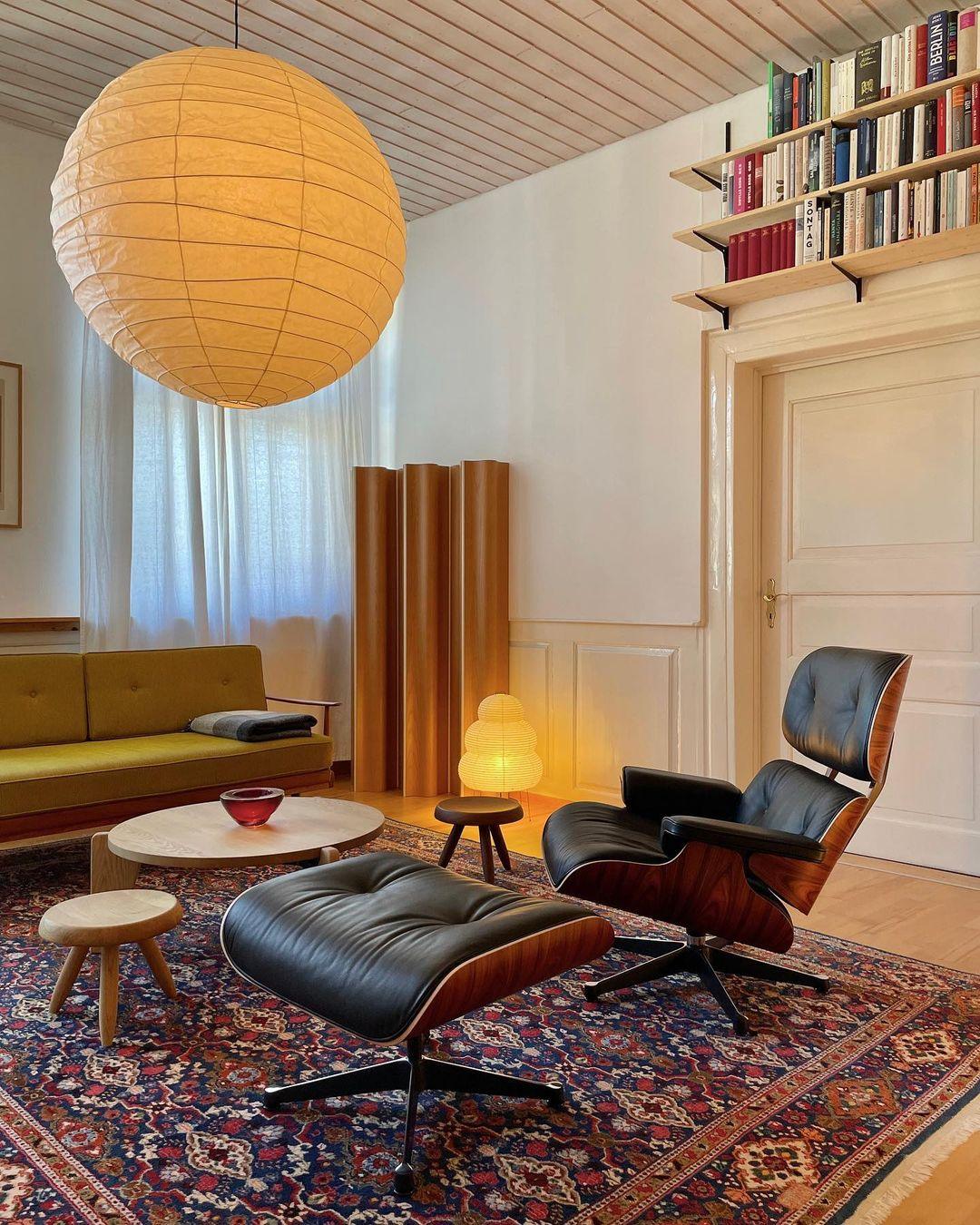 Akari D Series Japanese Paper Pendant Lamp