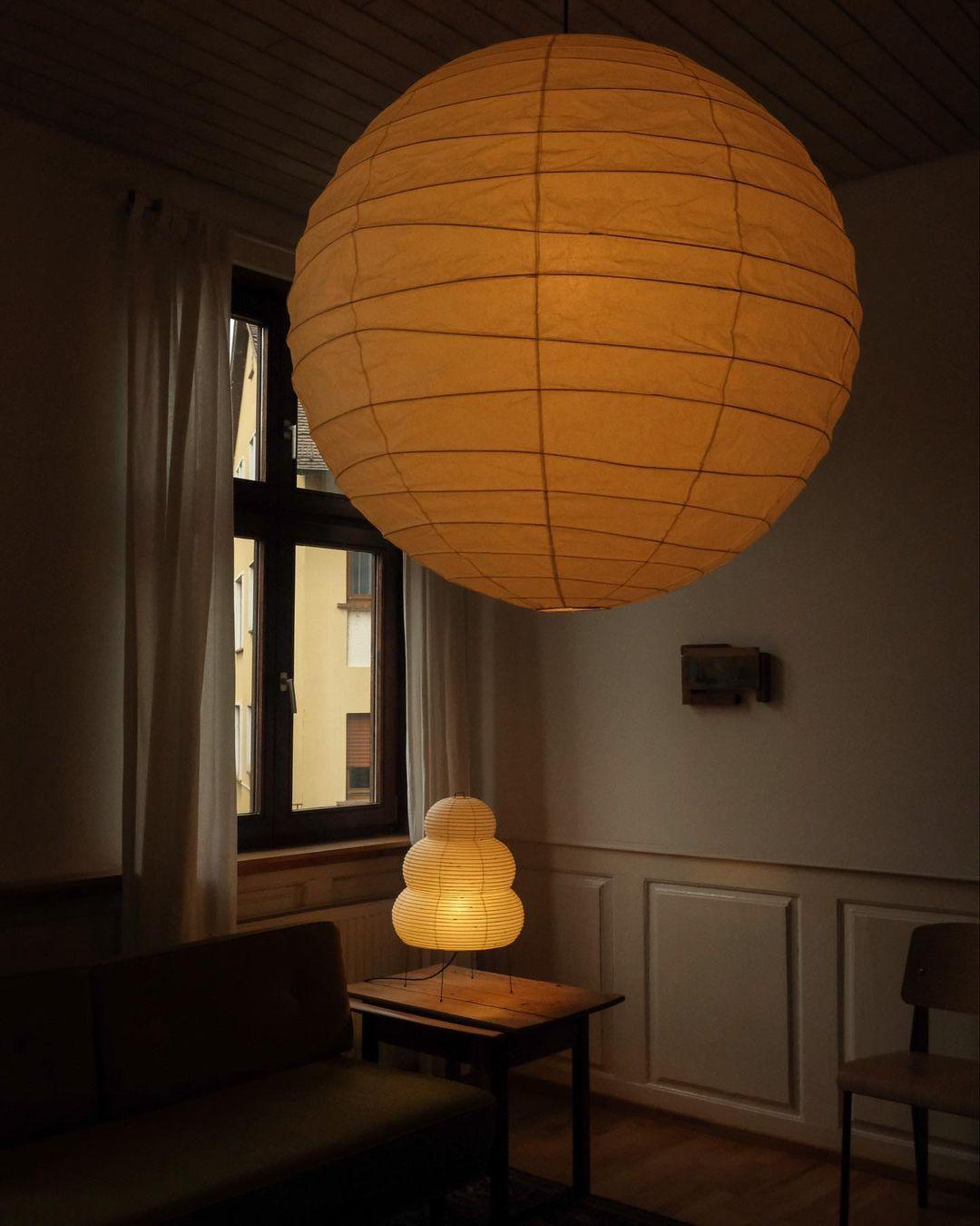 Akari D Series Japanese Paper Pendant Lamp