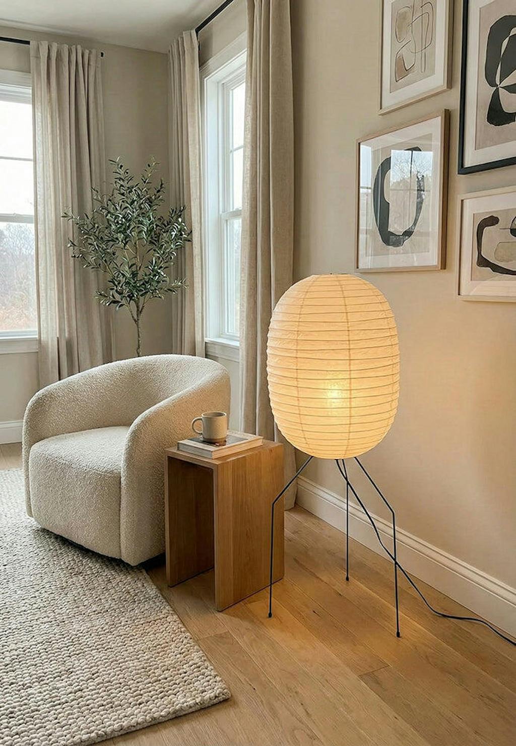 Akari UF3-DL Floor Lamp