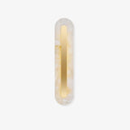 Alabaster Brass Linear Sconce