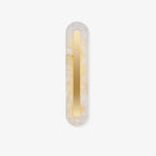 Alabaster Brass Linear Sconce