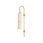 Alabaster Cylinder Tube Wall Sconce