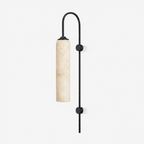 Alabaster Cylinder Tube Wall Sconce