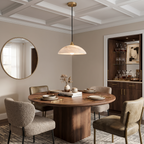 Alabaster Dome Pendant Lamp