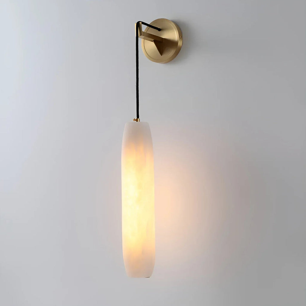 Alabaster Flute Wall Lamp