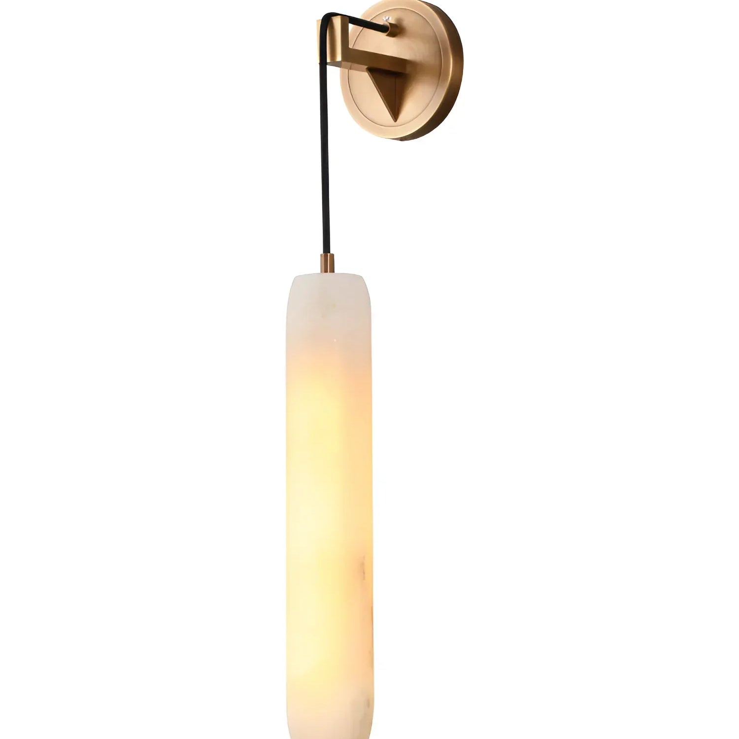 Alabaster Flute Wall Lamp