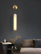 Alabaster Flute Wall Lamp
