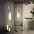 Alabaster Flute Wall Lamp