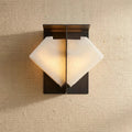 Alabaster Folded Wall Sconce