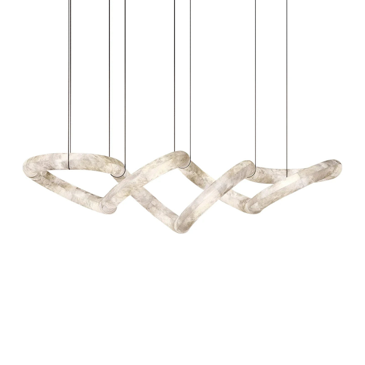 Alabaster Infinity Chandelier