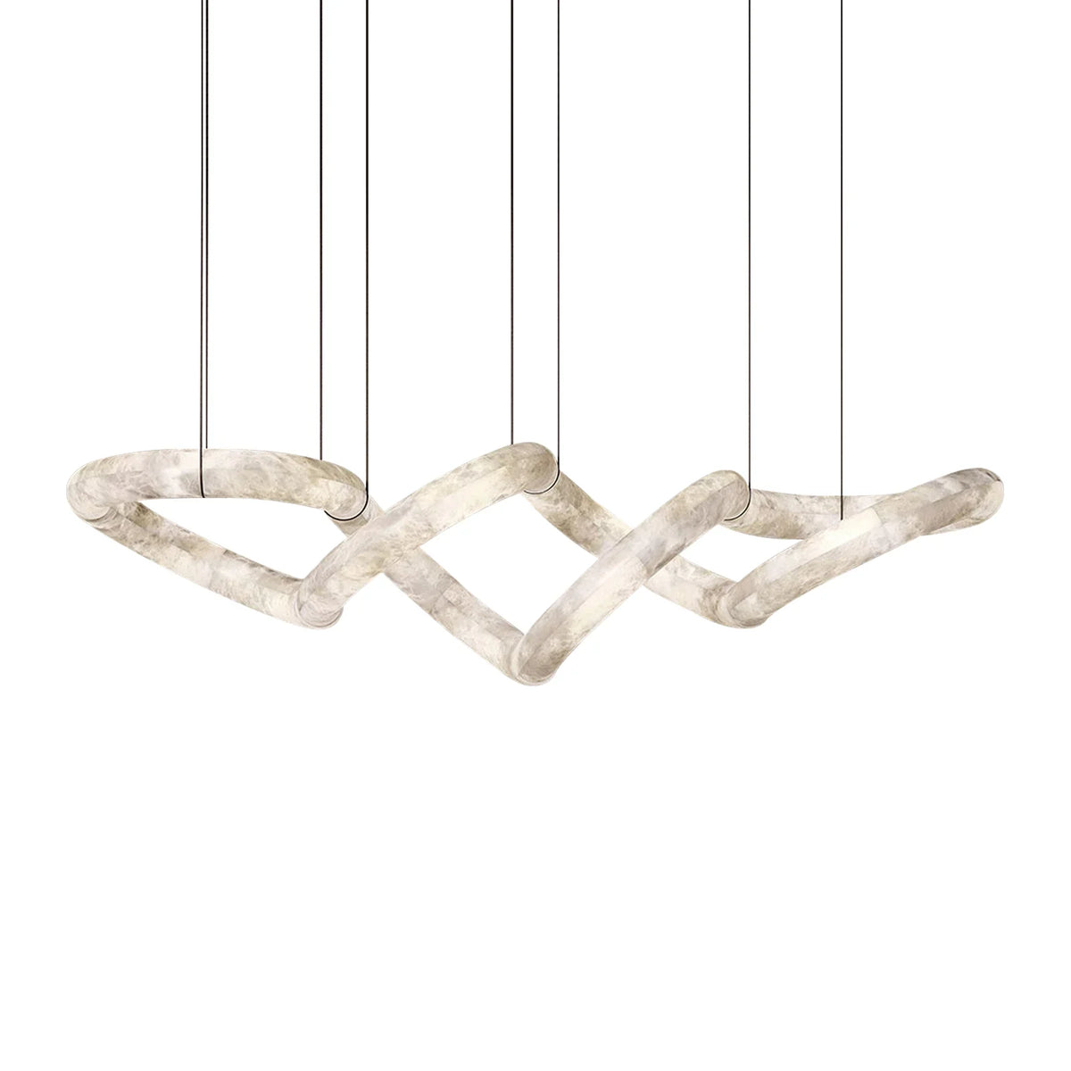 Alabaster Infinity Chandelier
