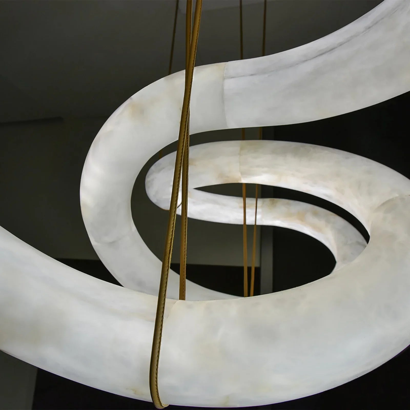 Alabaster Infinity Chandelier