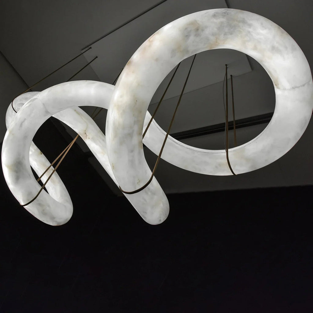 Alabaster Infinity Chandelier