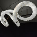 Alabaster Infinity Chandelier