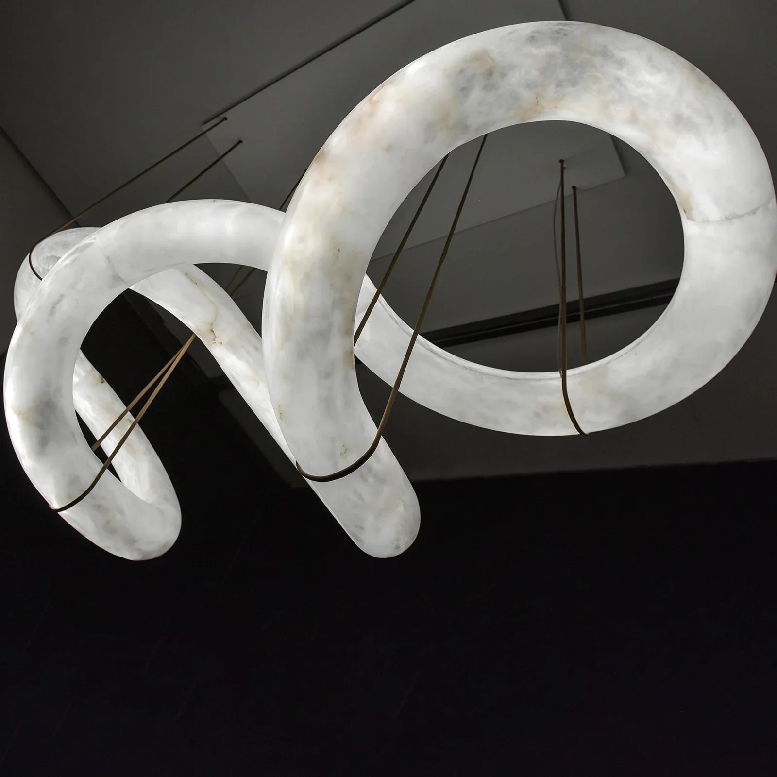 Alabaster Infinity Chandelier