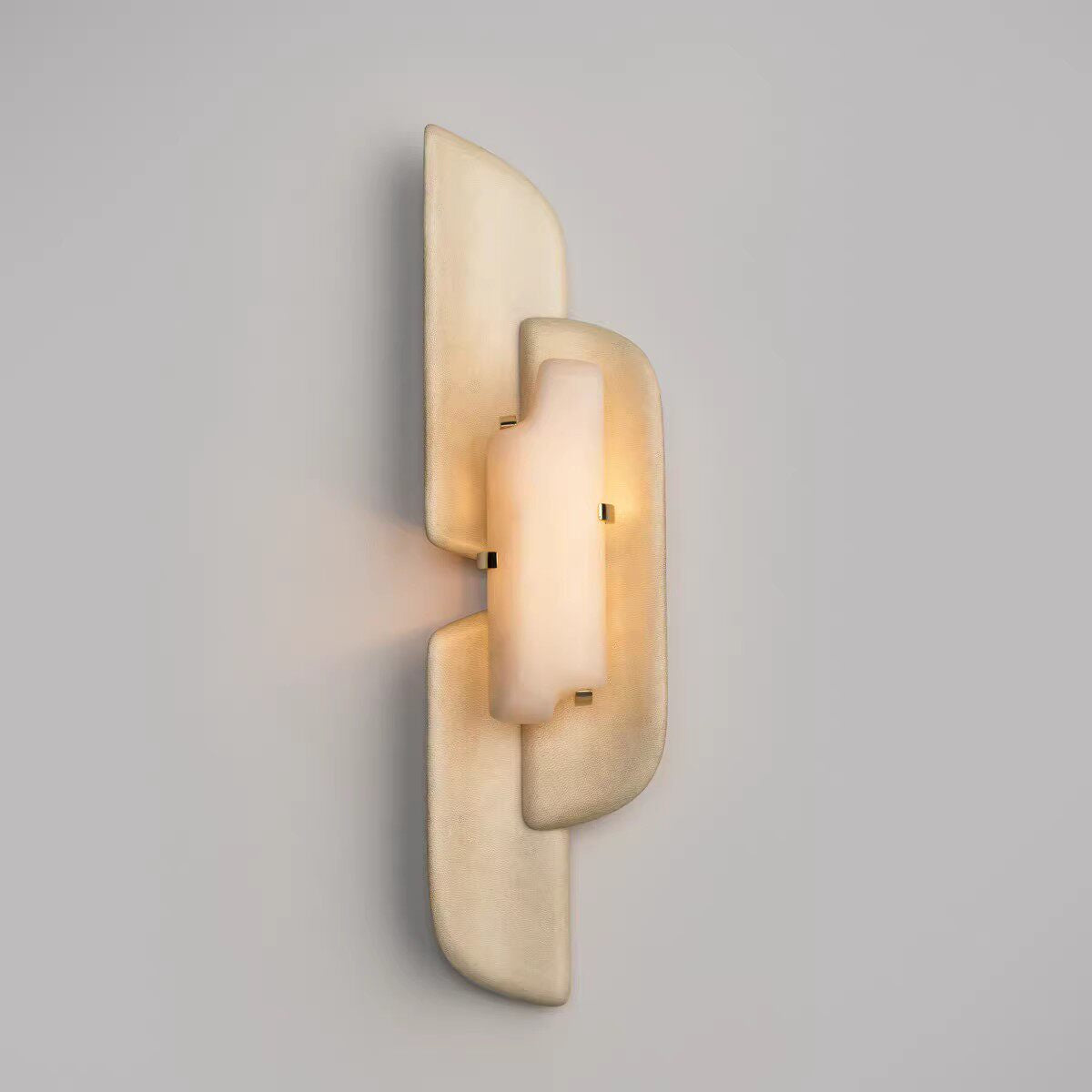 Alabaster Layered Wall Sconce