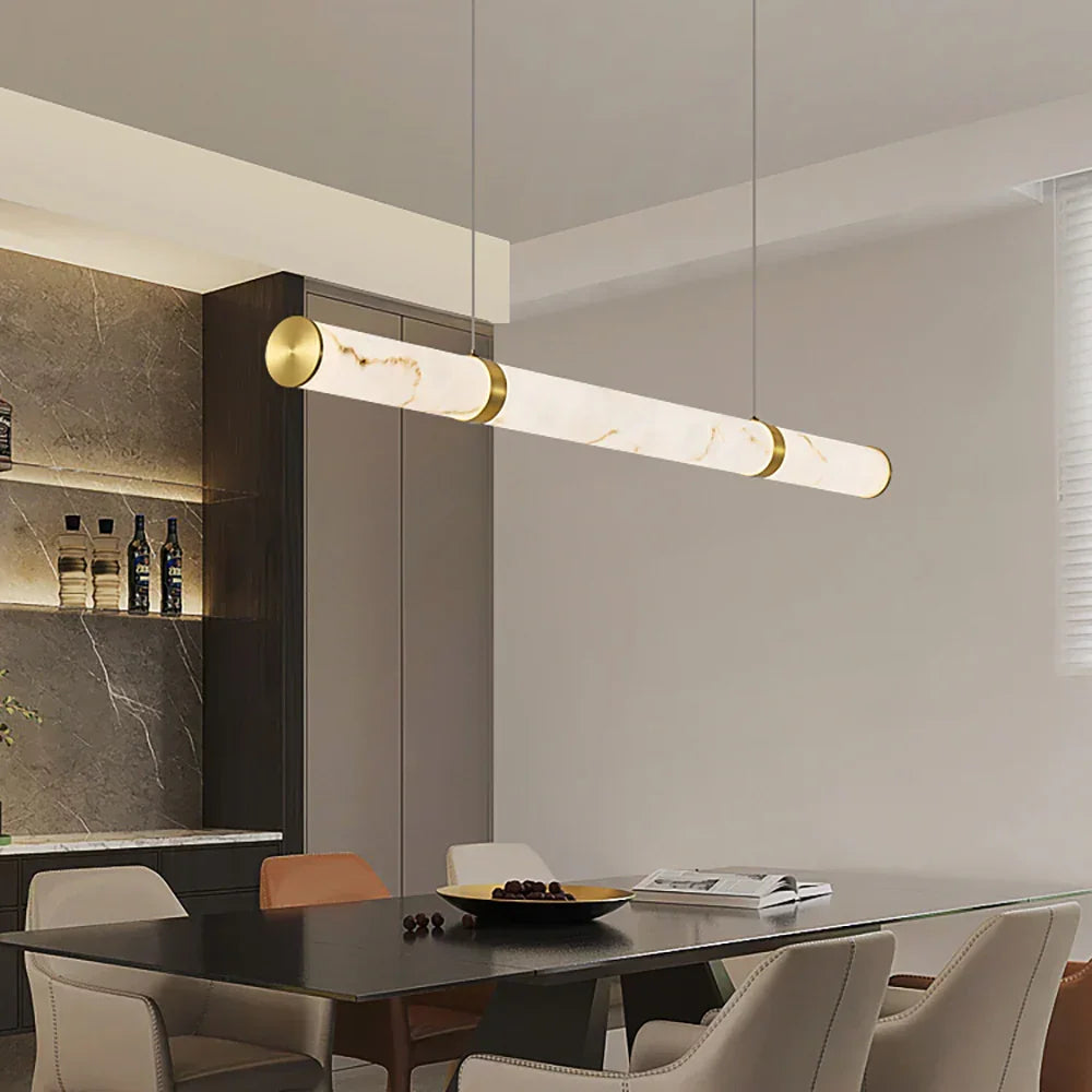 Alabaster Linear Pendant Light