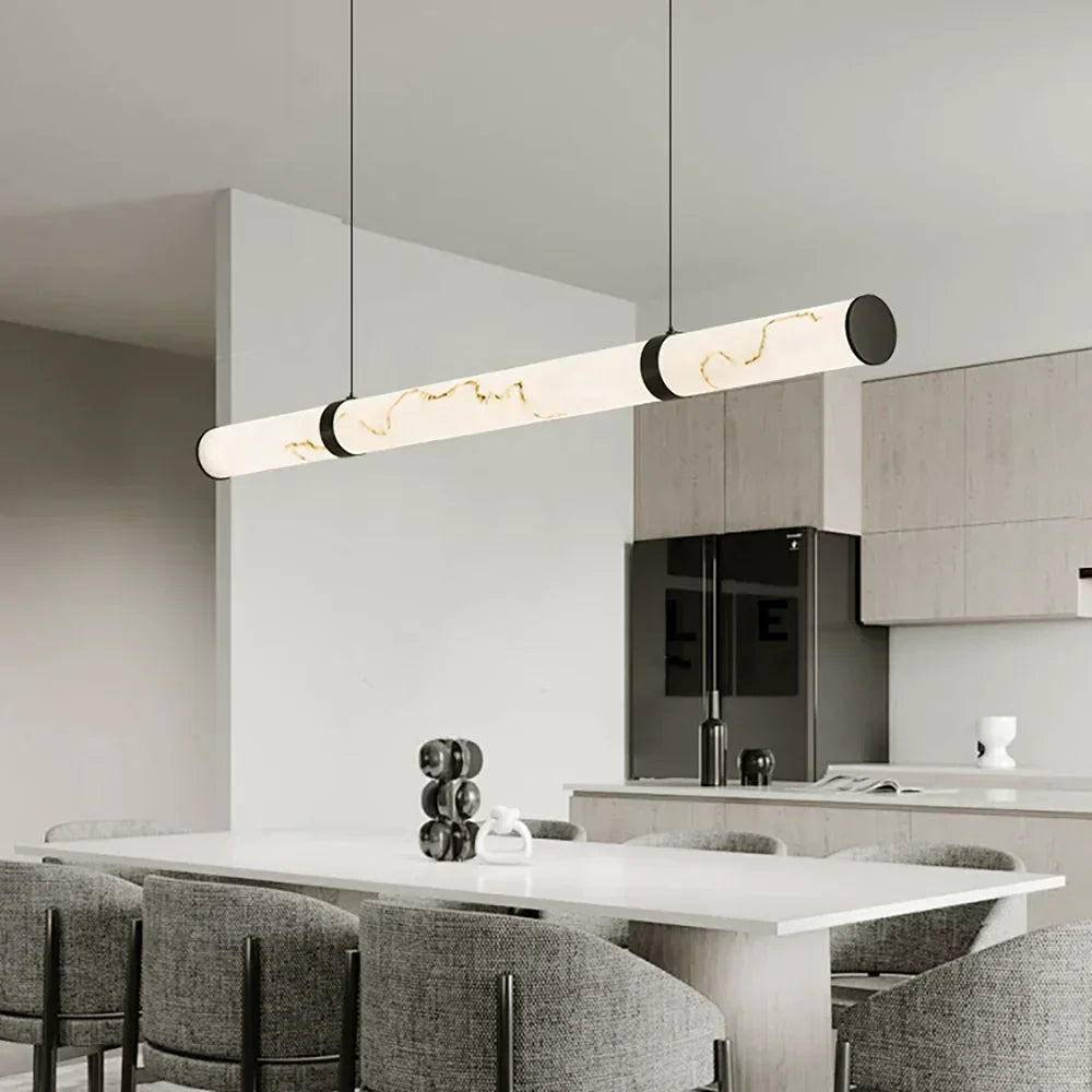 Alabaster Linear Pendant Light