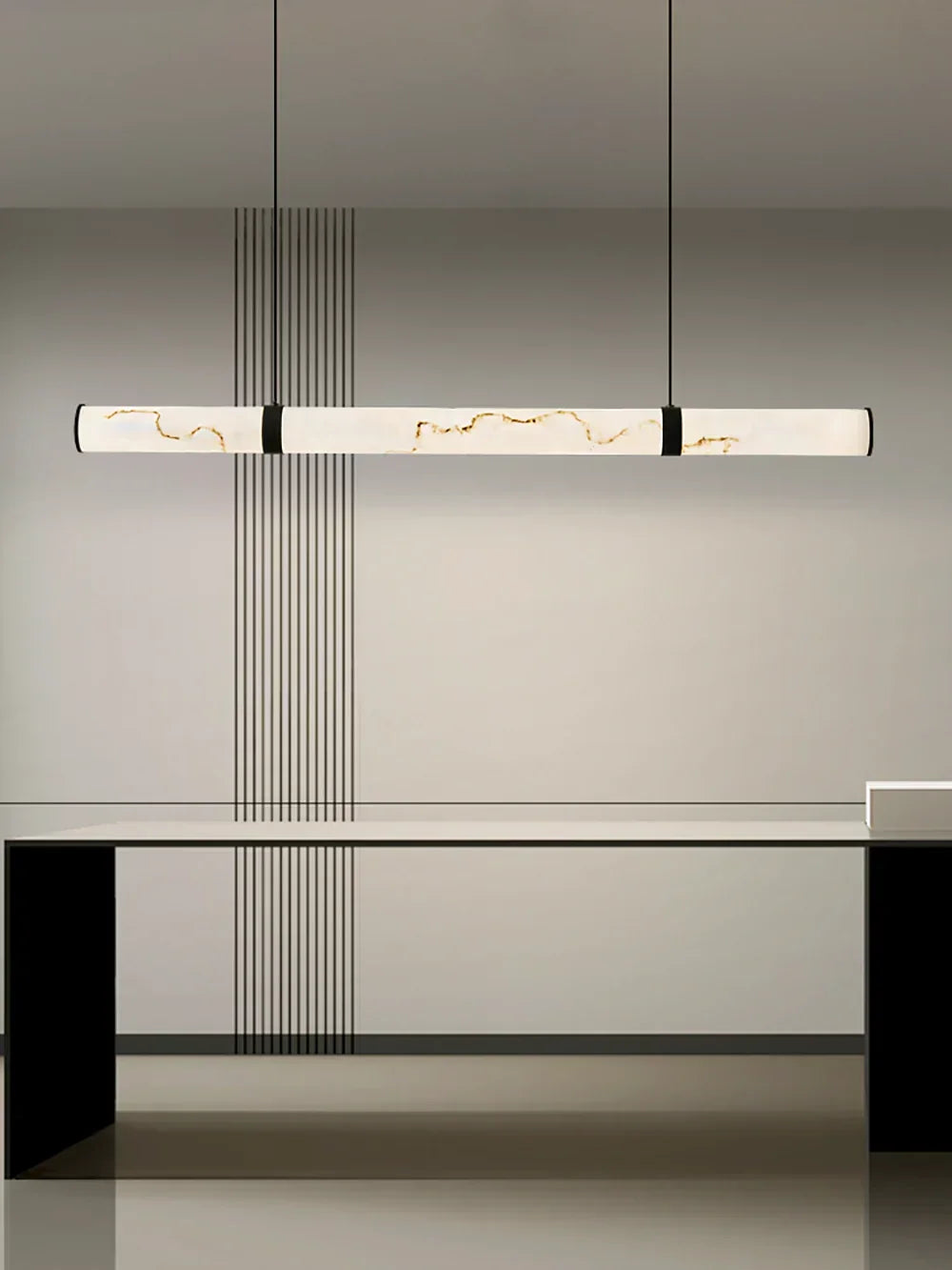 Alabaster Linear Pendant Light