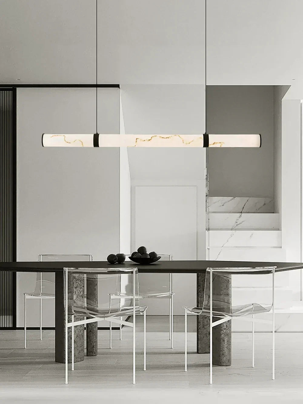 Alabaster Linear Pendant Light